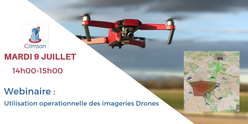 Webinaire 9 Juillet: Utilisation operationnelle des imageries Drones